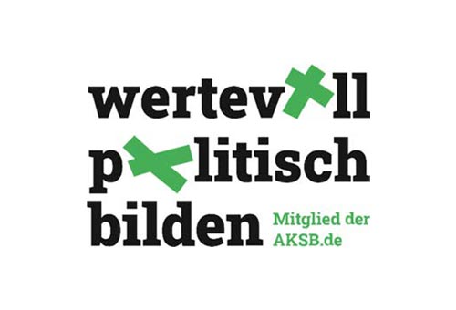 Logo wertevoll politisch bilden