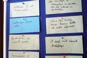 Mit welchen Fragen bin ich hierher gekommen