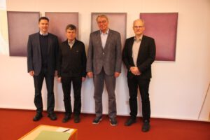 Prof. Dietz, Prof. Wenner, Dr. Polenz und Prof. Schenkel-Häger