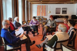 Es gab viel Textarbeit