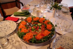 Leckere Speisen am Gründonnerstag