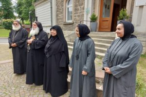 Empfang durch die koptisch-orthodoxe Klostergemeinschaft